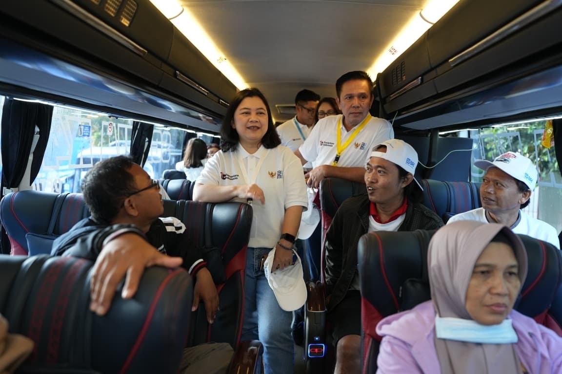Pulang Kampung Aman dan Nyaman, BRI Berangkatkan 12.352 Pemudik dengan 238 Bus
