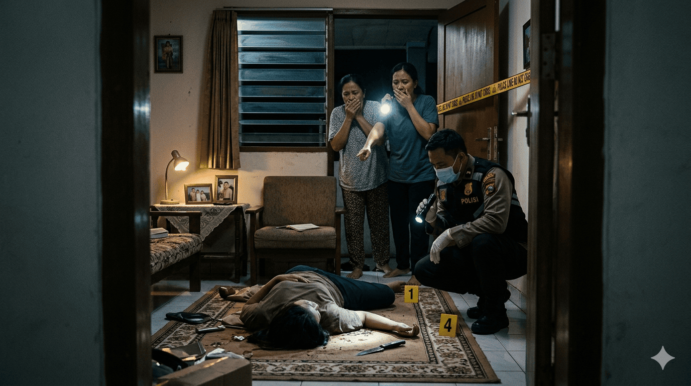 Kronologi Pembunuhan Cucu Mpok Nori di Cipayung: Cemburu Berujung Tragis