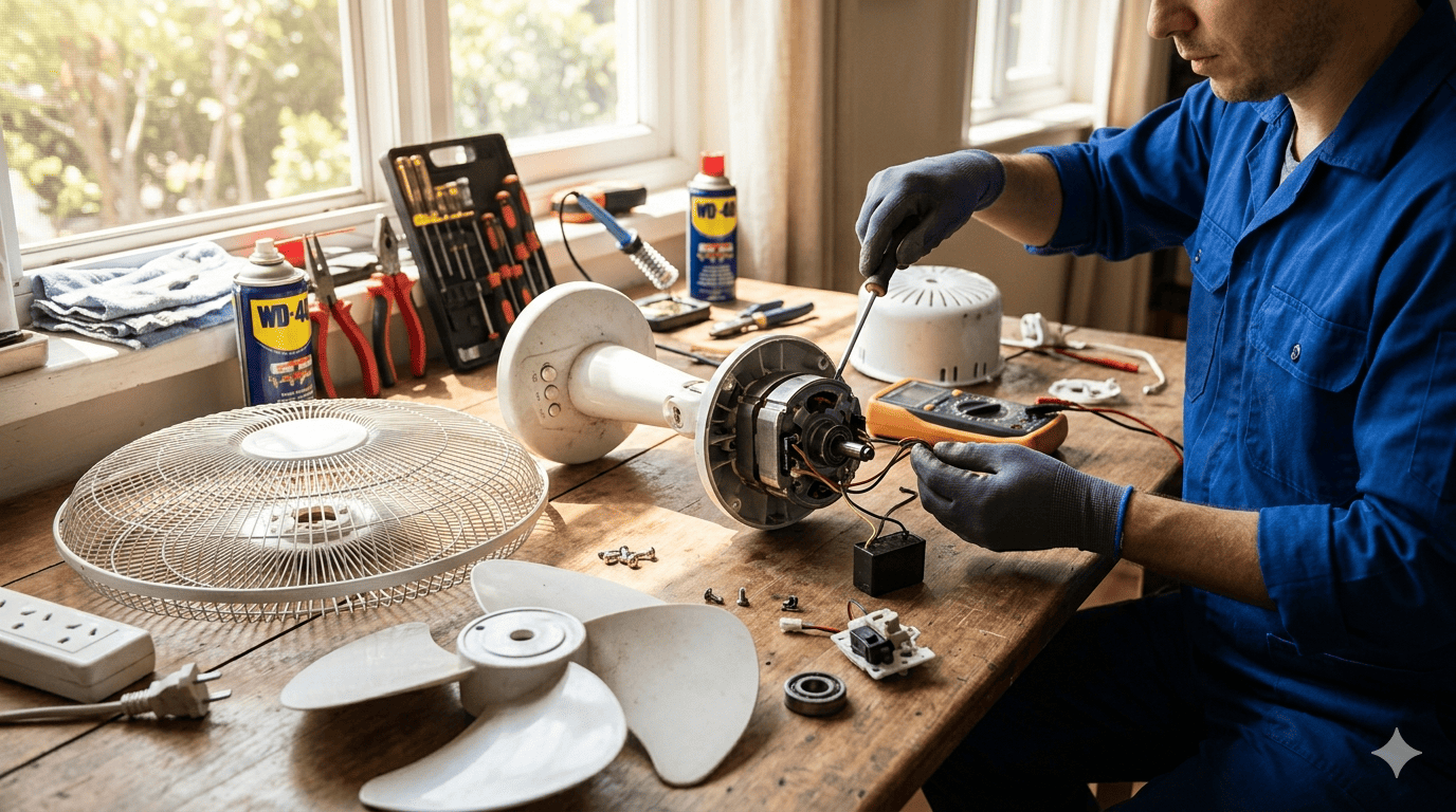 Cara Memperbaiki Kipas Angin Mati Total: Panduan Lengkap DIY