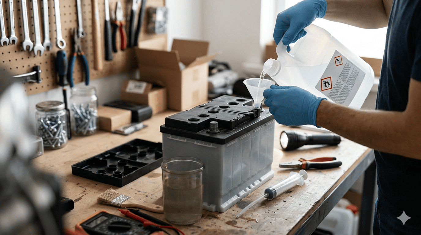 Cara Memperbaiki Aki Kering yang Tidak Bisa Menyimpan Setrum di Rumah