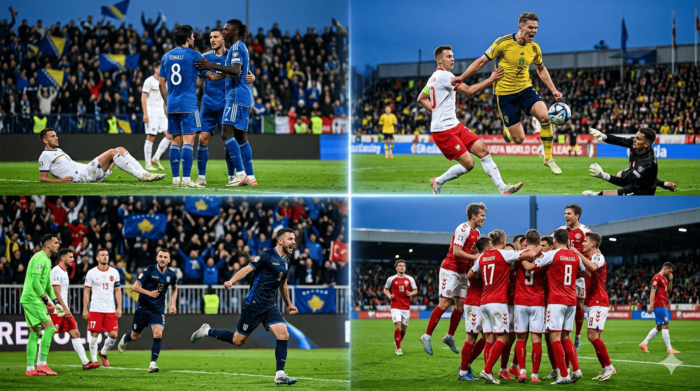 Hasil Playoff Piala Dunia 2026 Zona Eropa: 8 Tim Lolos, Italia Jaga Asa ke Putaran Final