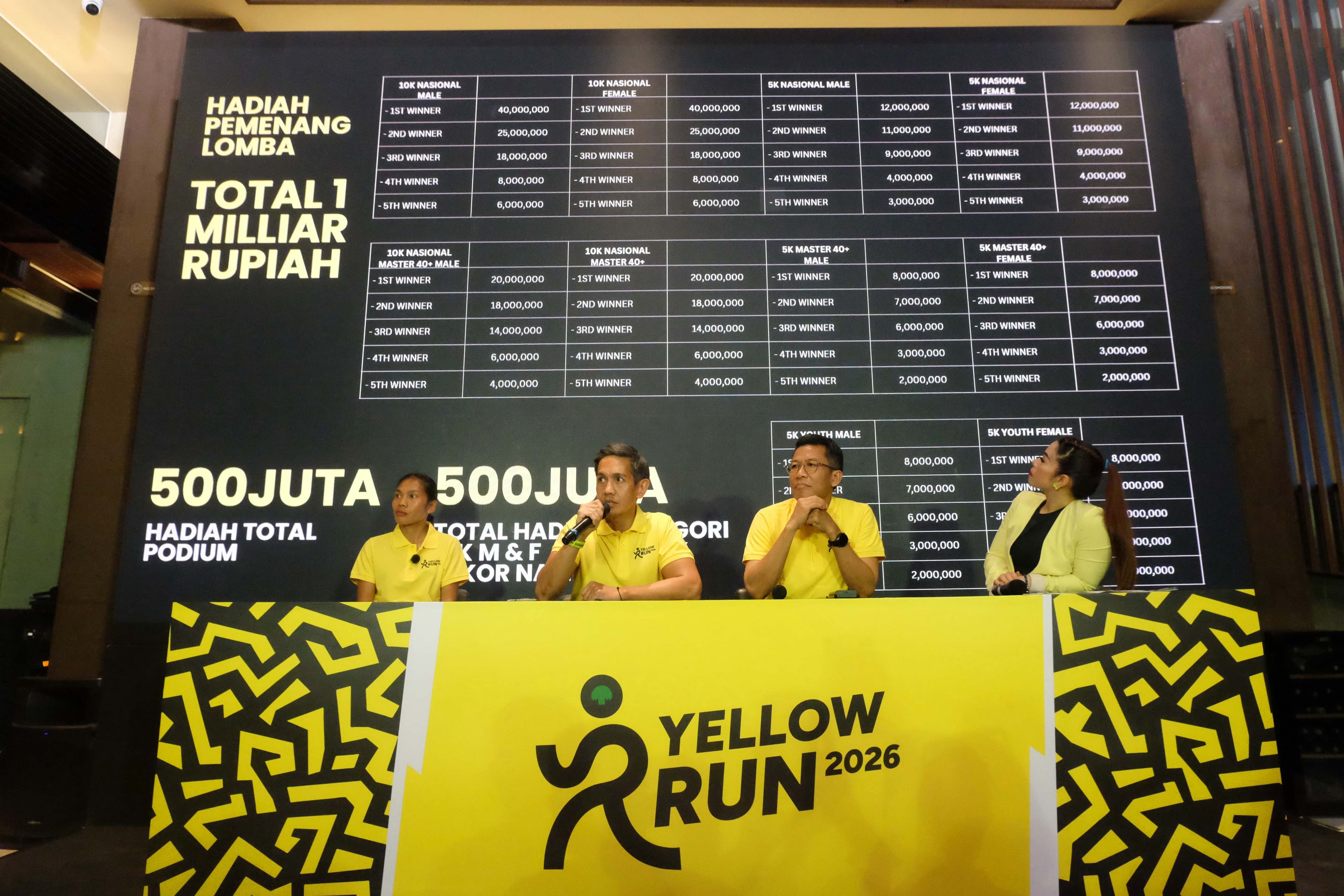 Atlet Lari Nasional Siap Pecahkan Rekor di Yellow Run 2026