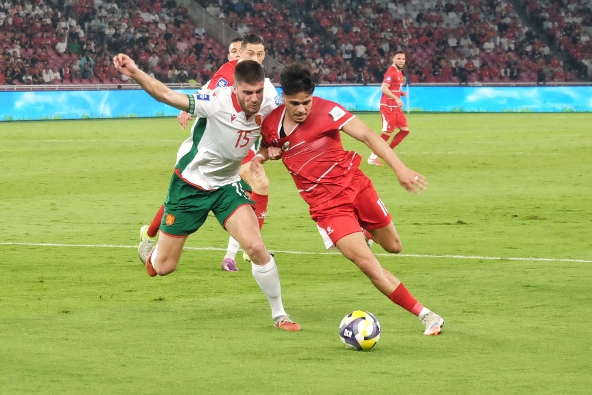 Indonesia vs Bulgaria: Garuda Tertinggal 0-1 di Babak I, Marin Petkov Cetak Gol Penalti