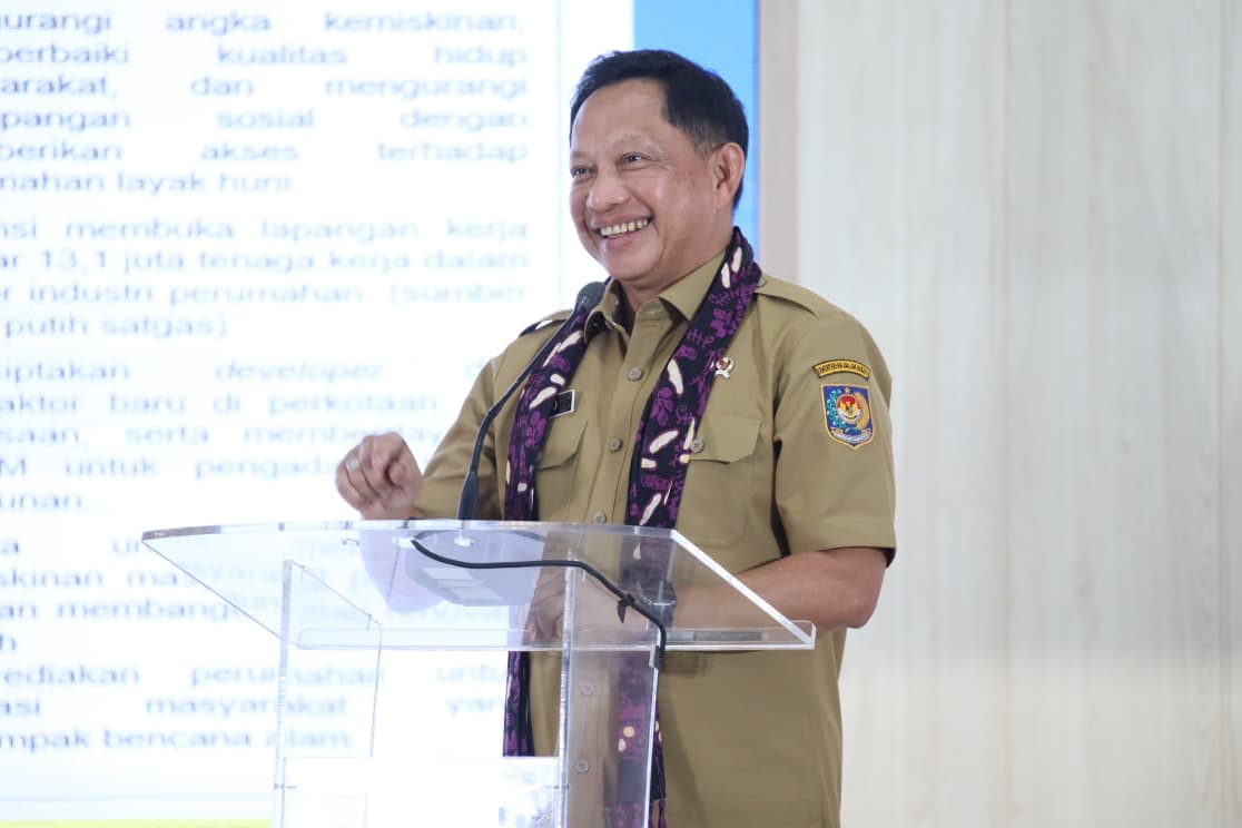 Apresiasi BSPS, Mendagri Tito: Program Mulia Bantu Masyarakat Kurang Mampu