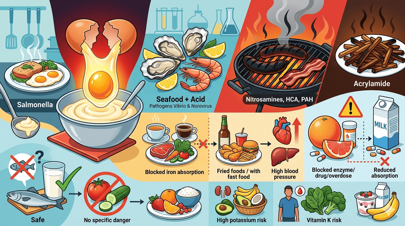 Kombinasi Makanan Berbahaya: Mana Fakta, Mana Mitos? Ini Penjelasan Ilmiahnya