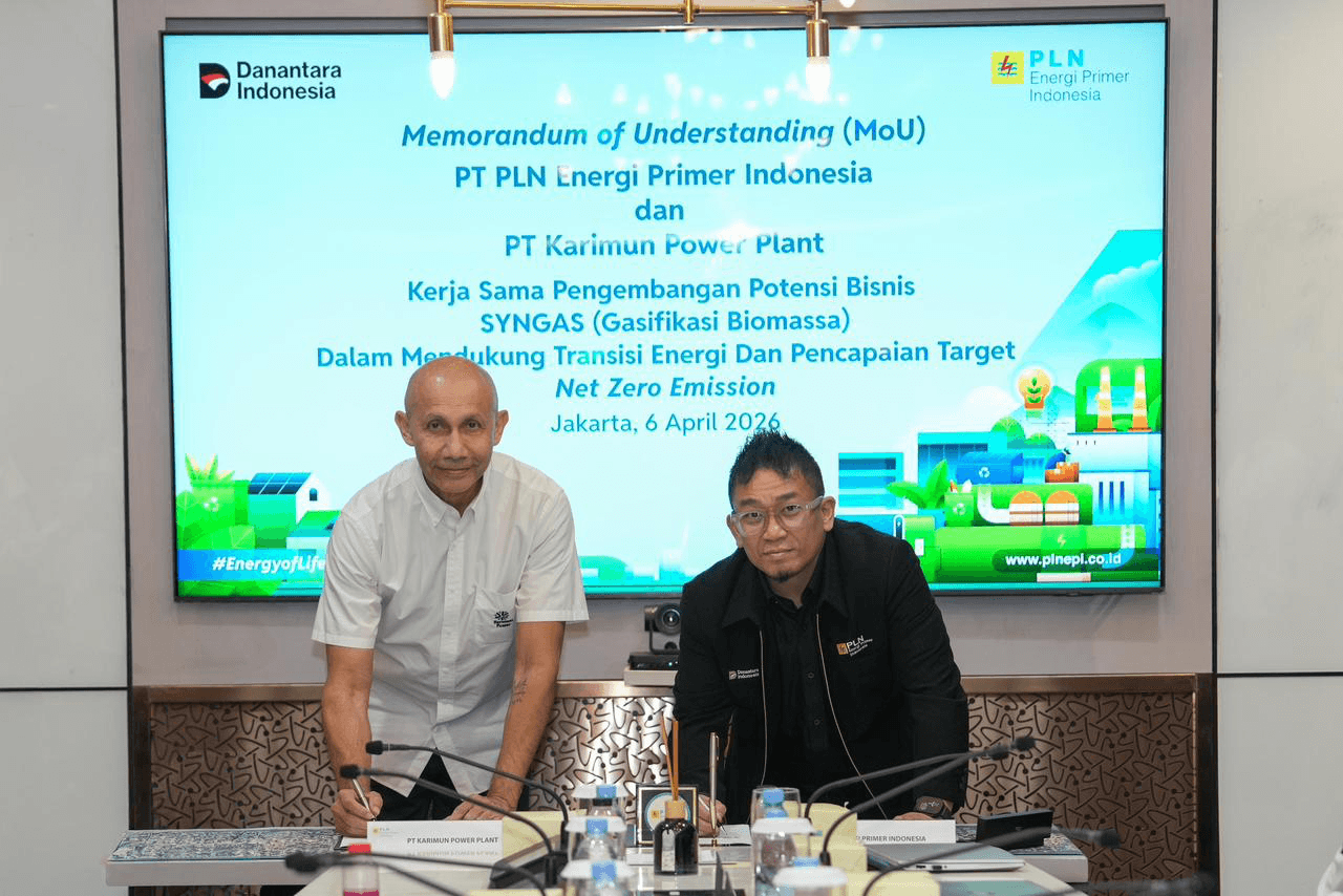 Dukung NZE 2060, PLN EPI Gandeng KPP Kembangkan Syngas Biomassa