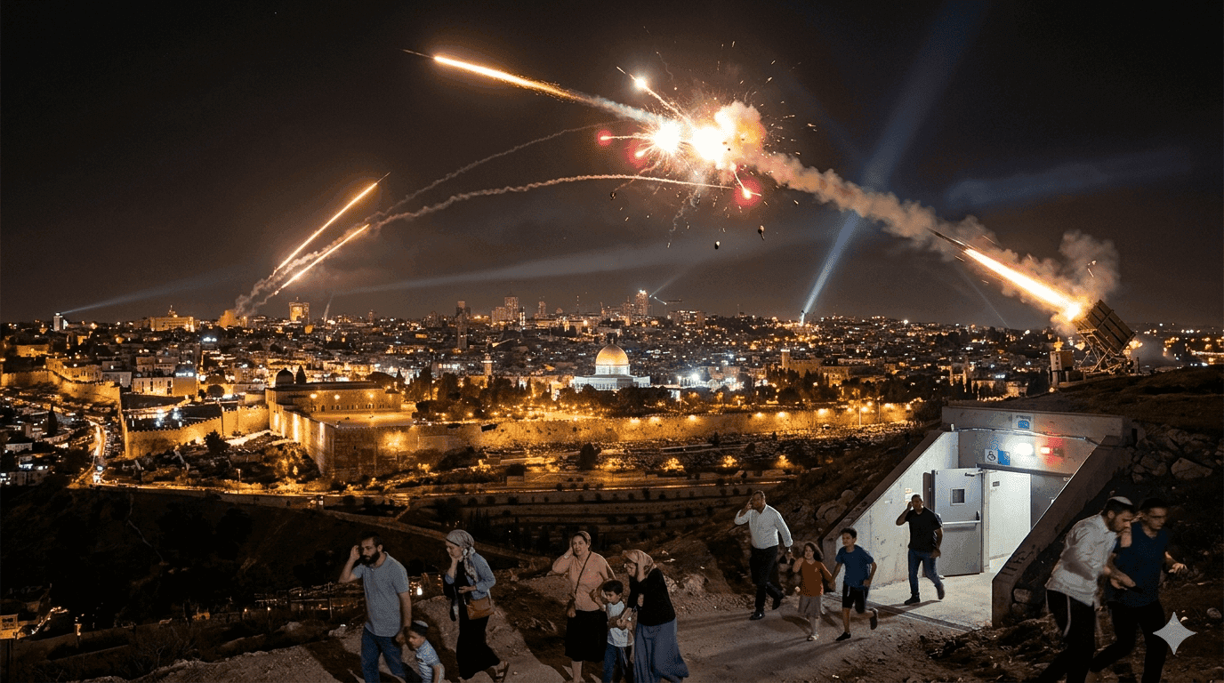 Israel Tuding Iran Menyerang Yerusalem dan Yerikho setelah Pengumuman Gencatan Senjata