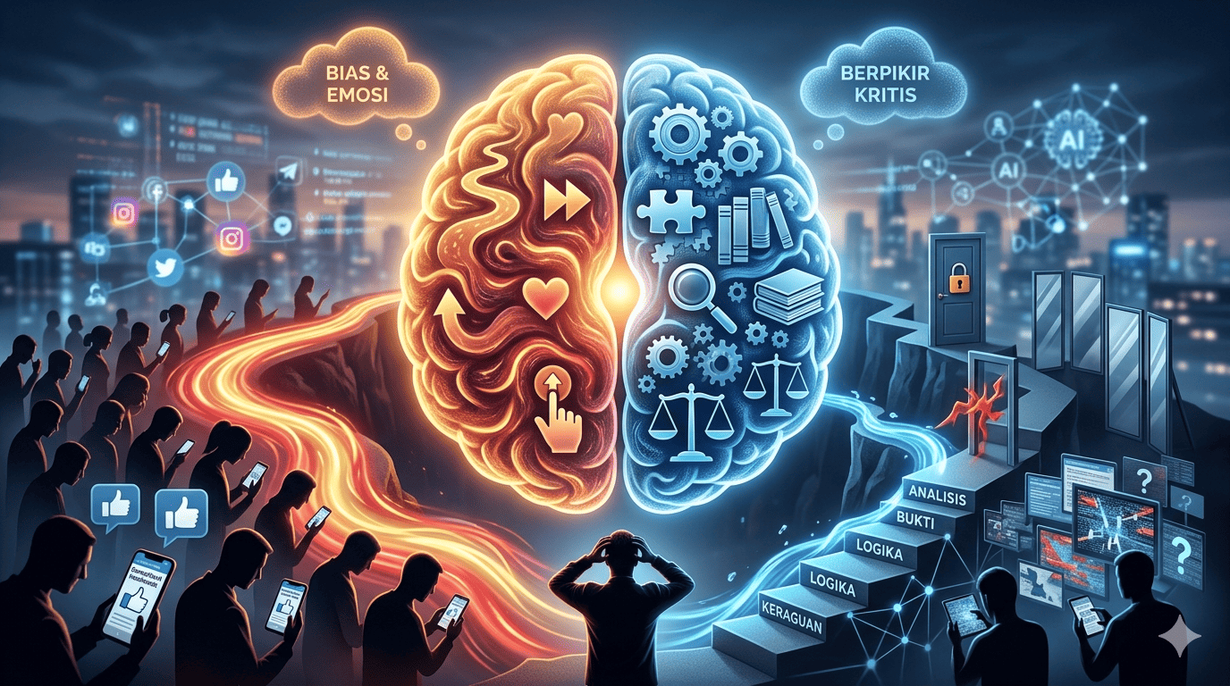 Kenapa Berpikir Kritis Itu Sulit? Ini Penjelasan Ilmiah + Cara Melatihnya di Era AI