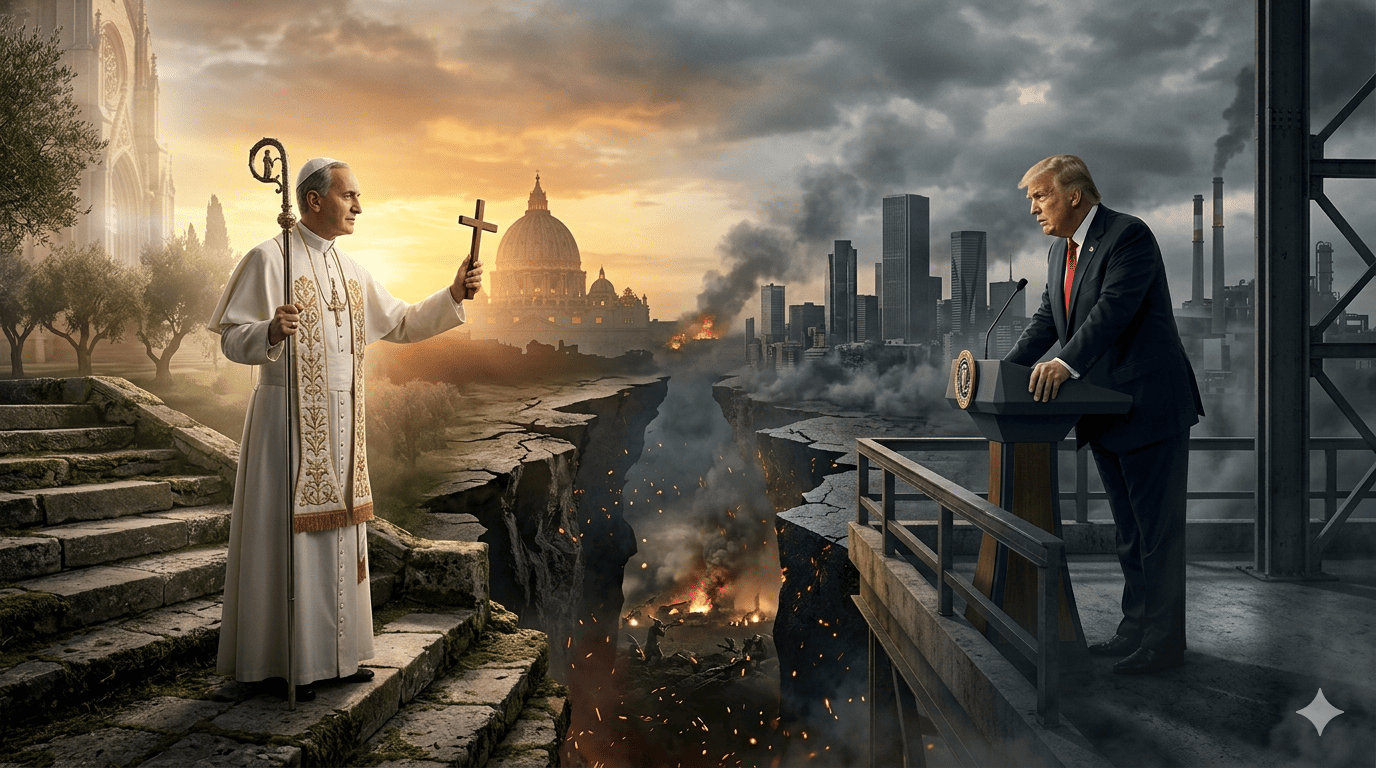 Paus Leo XIV vs Trump: Ketegangan Moral vs Politik di Tengah Perang Iran