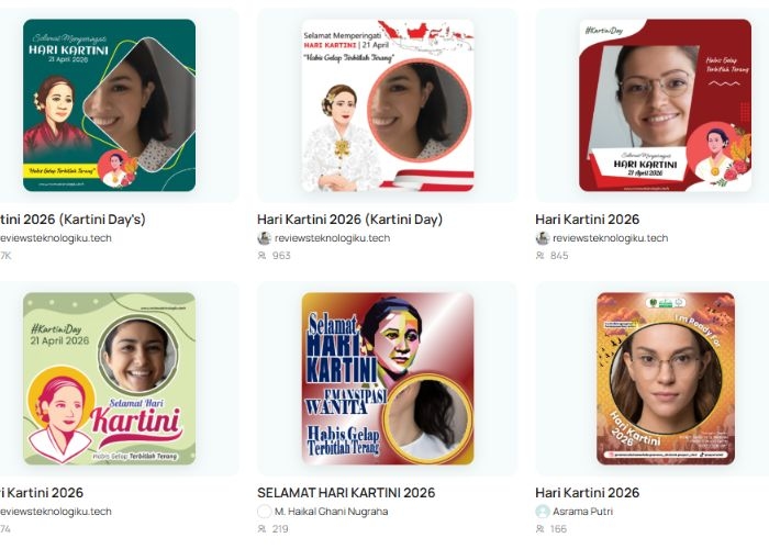 Link Twibbon Hari Kartini 2026 Desain Elegan dan Modern, Wajib Coba!