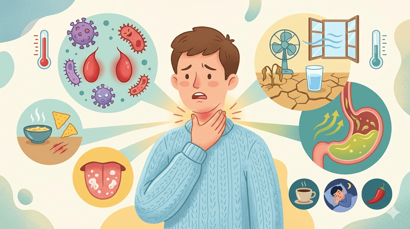 Tenggorokan Sakit Saat Menelan? Ini Penyebab Sebenarnya