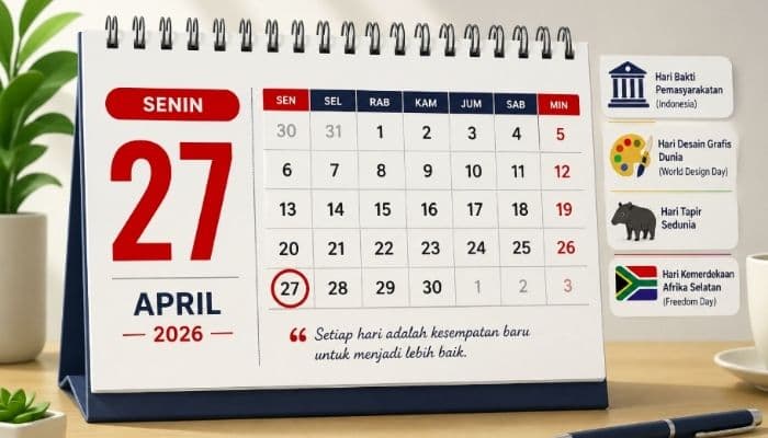 27 April Memperingati Hari Apa? Ini Daftar Hari Penting di Indonesia dan Dunia