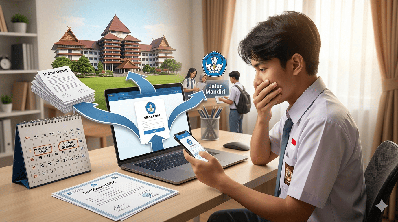 Jadwal UTBK SNBT 2026 Lengkap: Pengumuman, Daftar Ulang, hingga Unduh Sertifikat