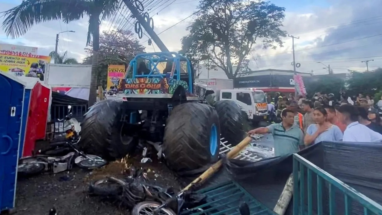 Truk Monster Hantam Kerumunan Penonton di Kolombia, 2 Tewas, 37 Luka