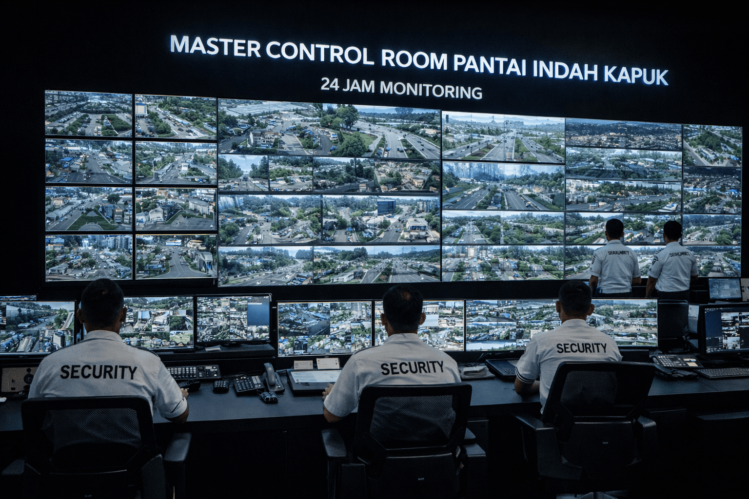 PIK Terapkan Sistem Keamanan Terintegrasi 24 Jam, Kawasan Dipantau Real Time dari Master Control Room