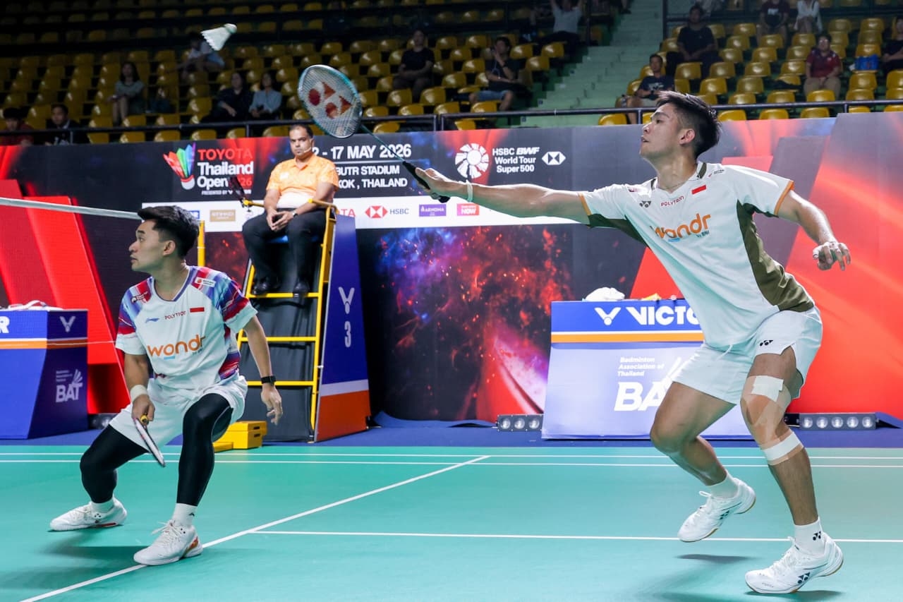 Thailand Terbuka: Segel Tiket Perempat Final, Reuni Leo/Daniel Kian Solid