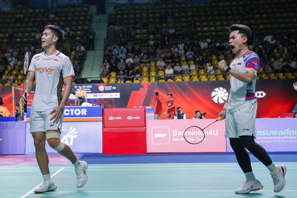 Thailand Terbuka: Leo/Daniel Tembus Semifinal, Langkah Isyana/Rinjani Terganjal Unggulan Pertama