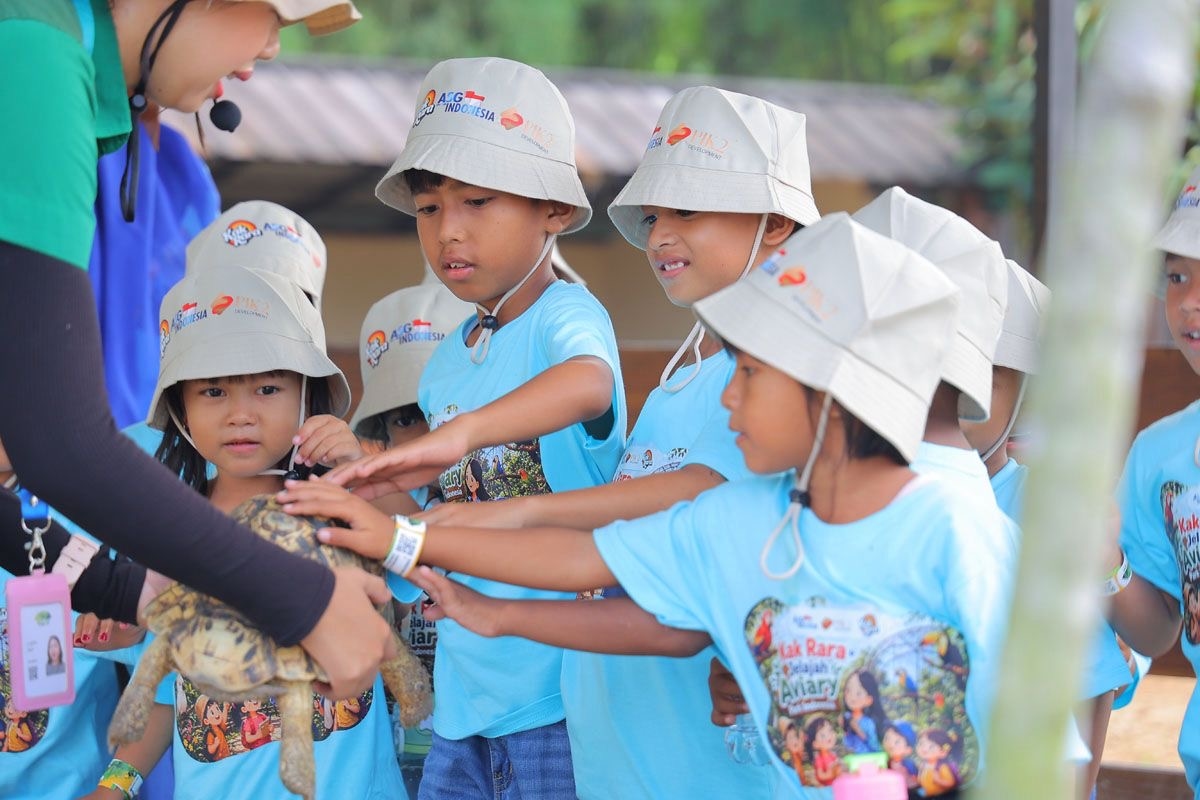 PIK 2 Ajak Anak PAUD Belajar Langsung dari Alam di Aviary Park