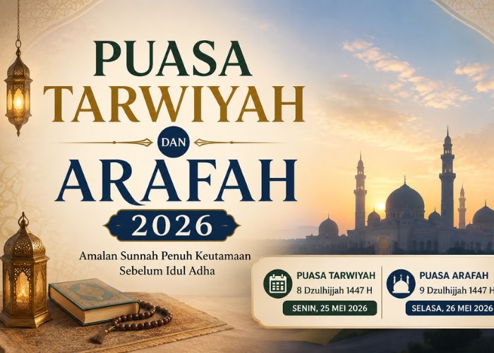 Kapan Puasa Tarwiyah dan Arafah 2026? Catat Jadwal Lengkapnya Sebelum Idul Adha