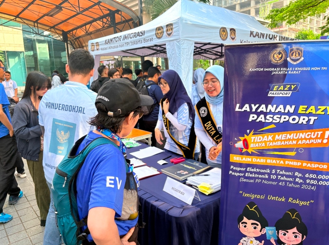 Antusiasme Masyarakat Tinggi, Layanan Paspor di CFD Ditambah Jadi 50 Kuota