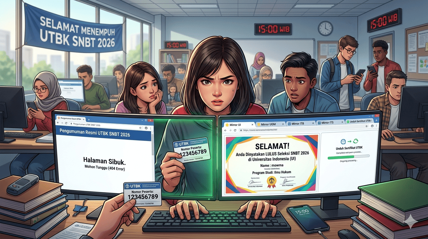 42 Link Pengumuman SNBT 2026 dan Cara Cek Hasil UTBK Tanpa Kendala Server