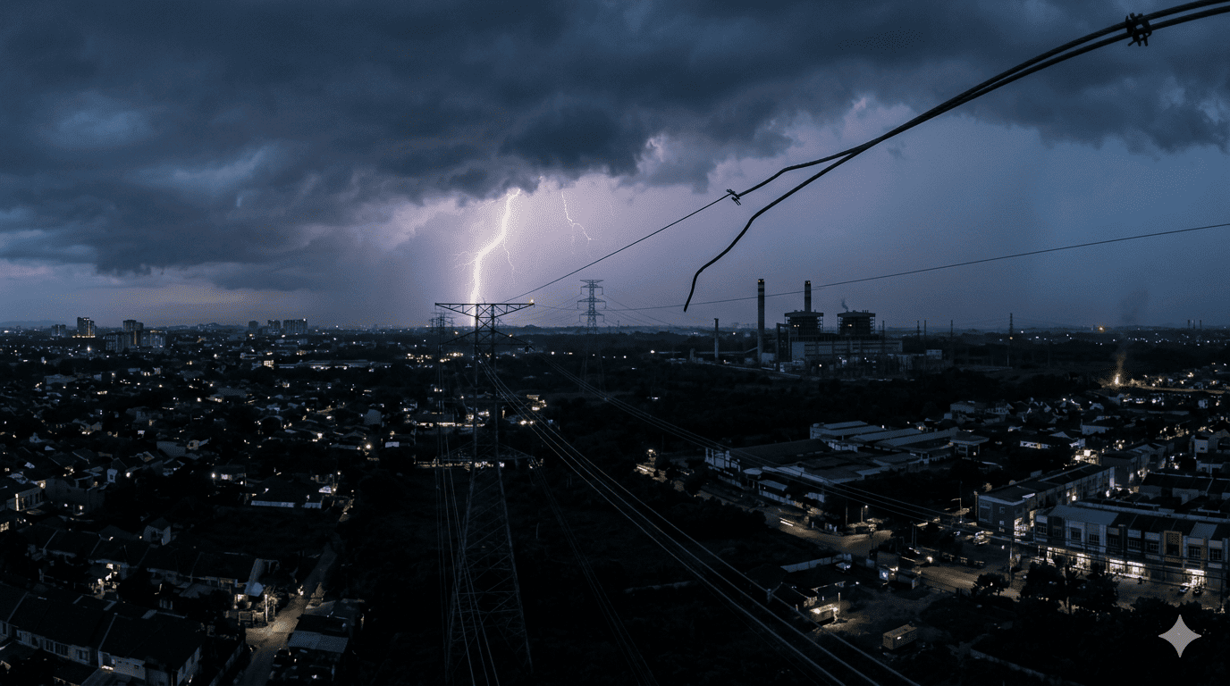 Penyebab Pemadaman Listrik Sumatera Terungkap: Gangguan SUTET hingga Petir Picu Blackout Massal
