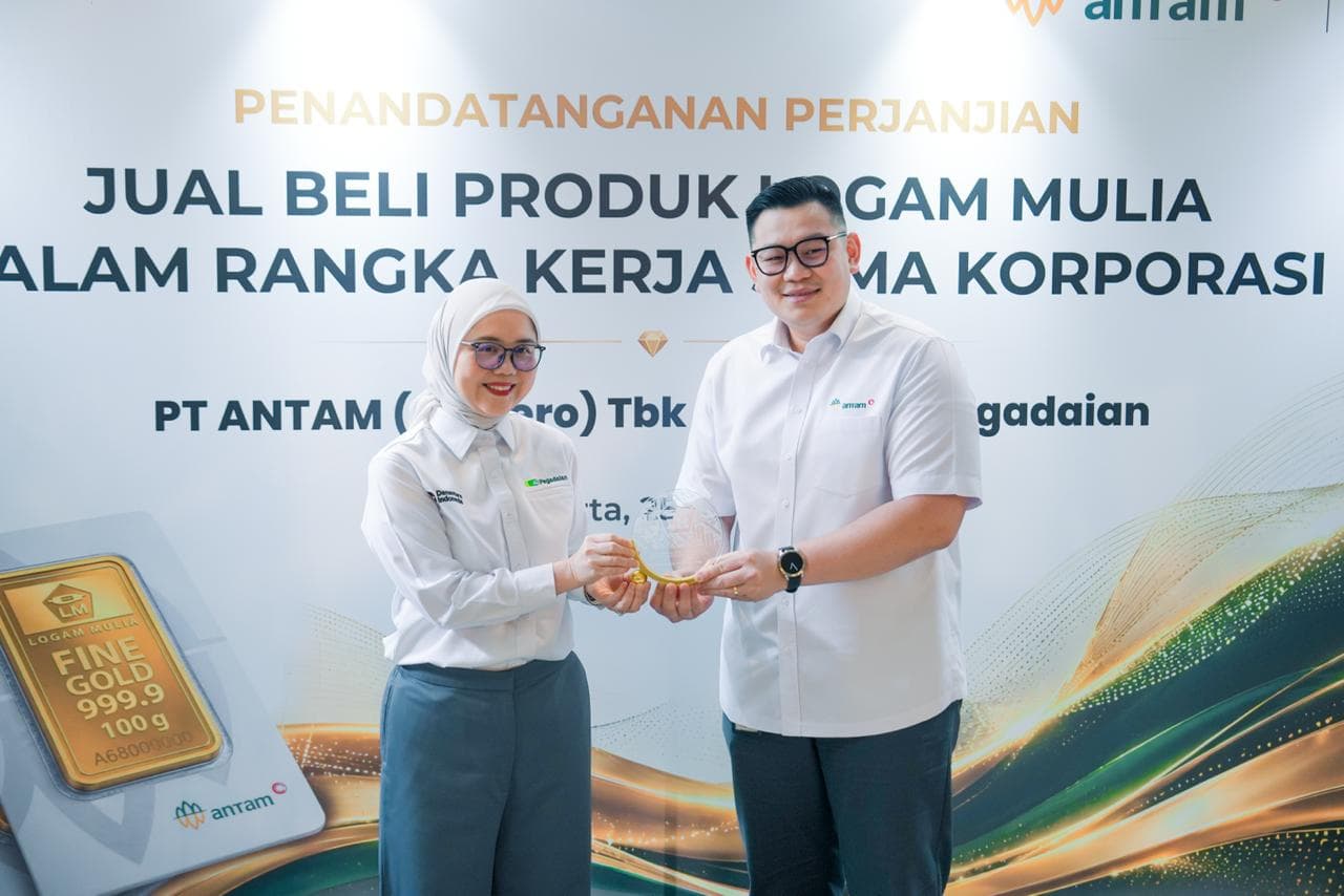 Pegadaian Gandeng ANTAM Perluas Bisnis Logam Mulia
