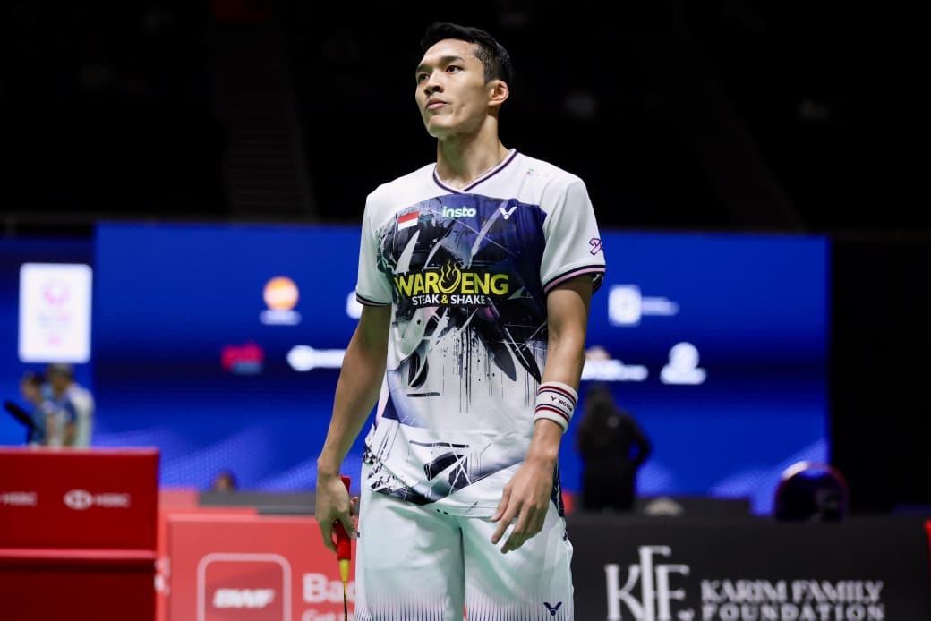 Singapura Terbuka: Kandas Rubber Game Lagi, Jonatan Christie Langsung Tersingkir di Putaran Pertama