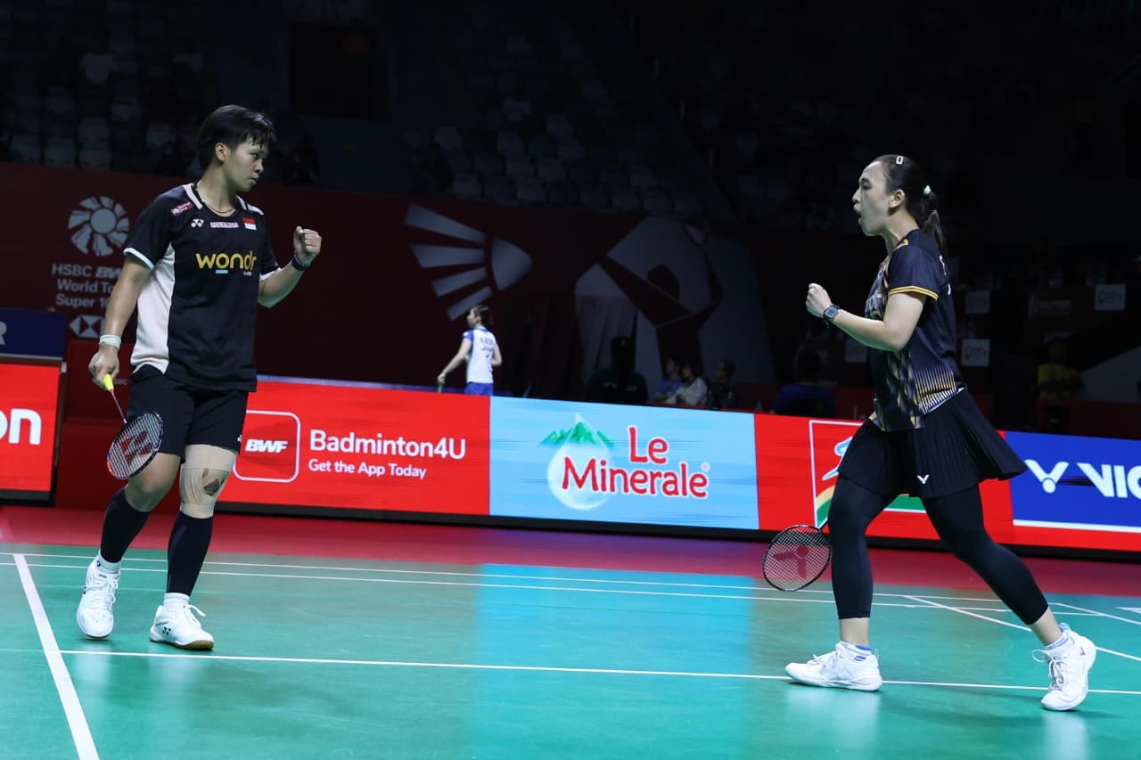 Indonesia Terbuka: Dominasi Total Atas Wakil India, Ana/Trias Melaju Mulus ke Putaran Kedua