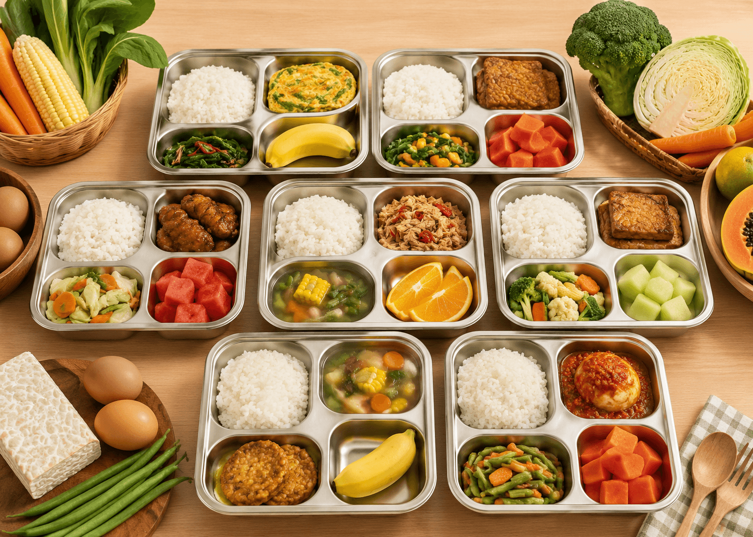 7 Menu Makanan Bergizi Gratis yang Bisa Dibuat dengan Biaya di Bawah Rp15 Ribu