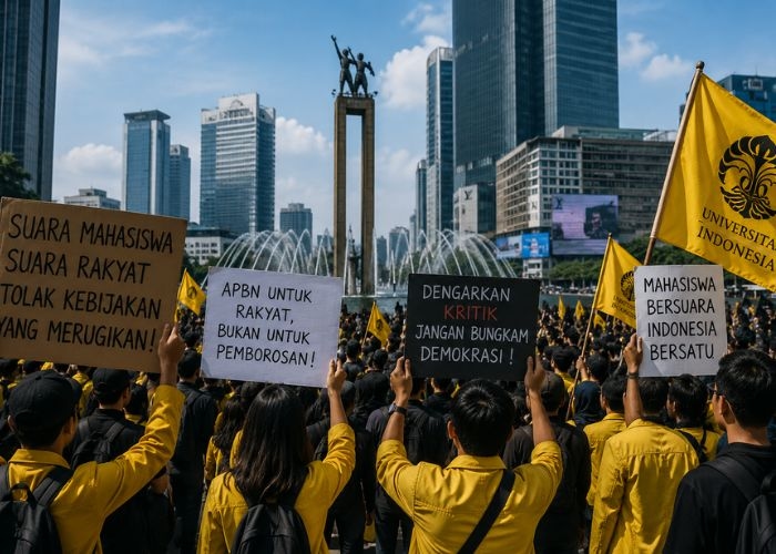 5 Tuntutan BEM UI dalam Demo Hari Ini: Soroti APBN hingga Harga BBM