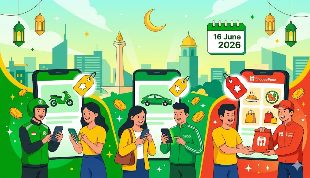 Spesial Libur Tahun Baru Islam 16 Juni 2026: Cek Kode Promo Gojek, Grab, dan Shopee Terbaru!