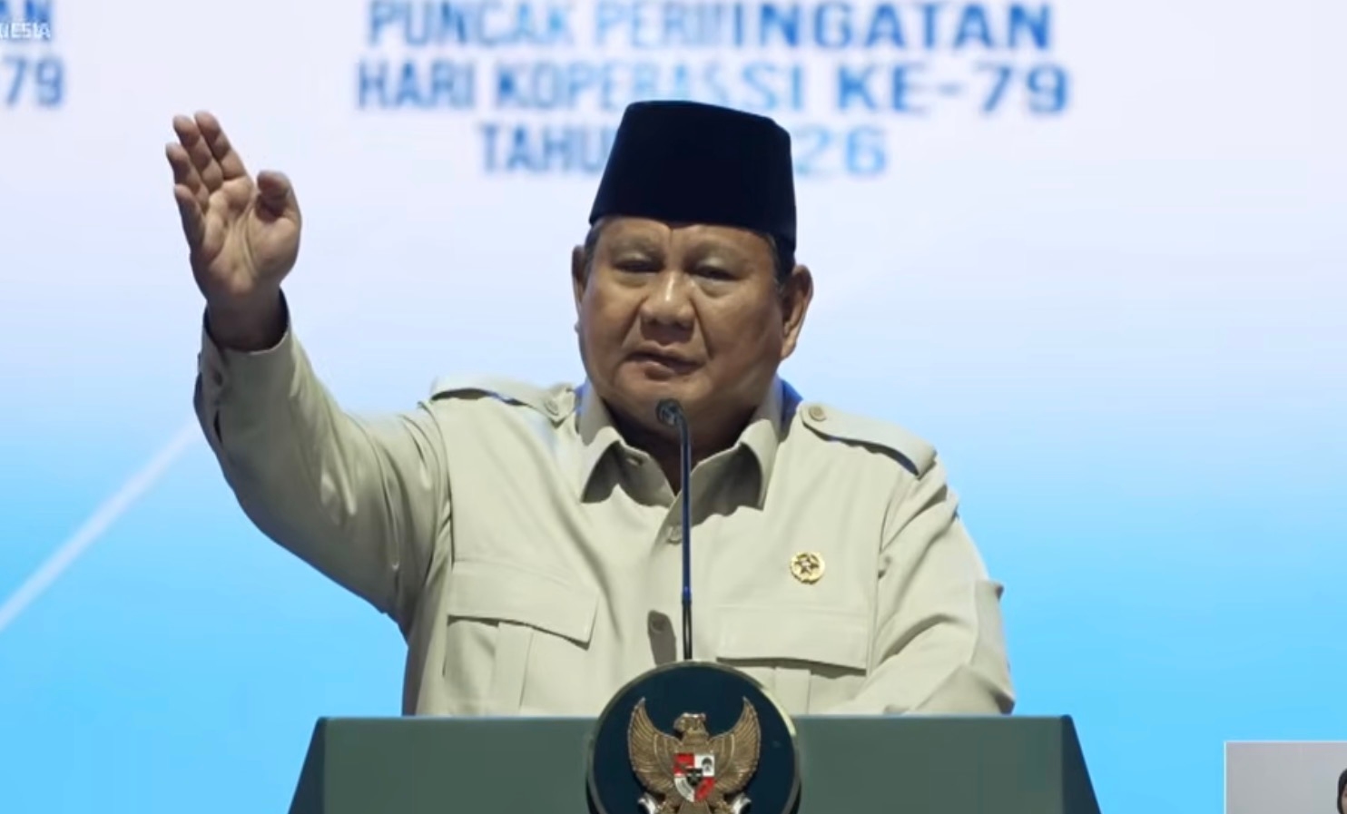 Prabowo: Koperasi Itu Keluarga Saya, Tetap Bersama Meski Saya Empat Kali Kalah Pilpres