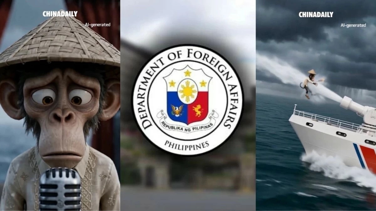 Filipina Murka, China Daily Unggah Video AI Bergambar Monyet