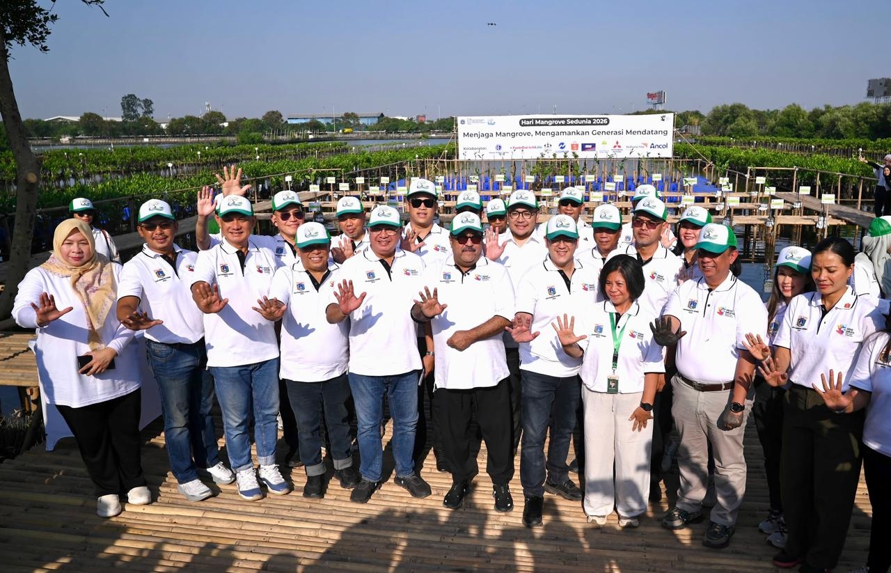 HIPMI Jaya Tanam 1.000 Mangrove Dukung Giant Mangrove Wall DKI