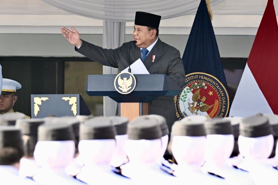Hilangkan Birokrasi Berbelit, Prabowo Ingatkan Pamong Praja IPDN Jaga Kepercayaan Rakyat
