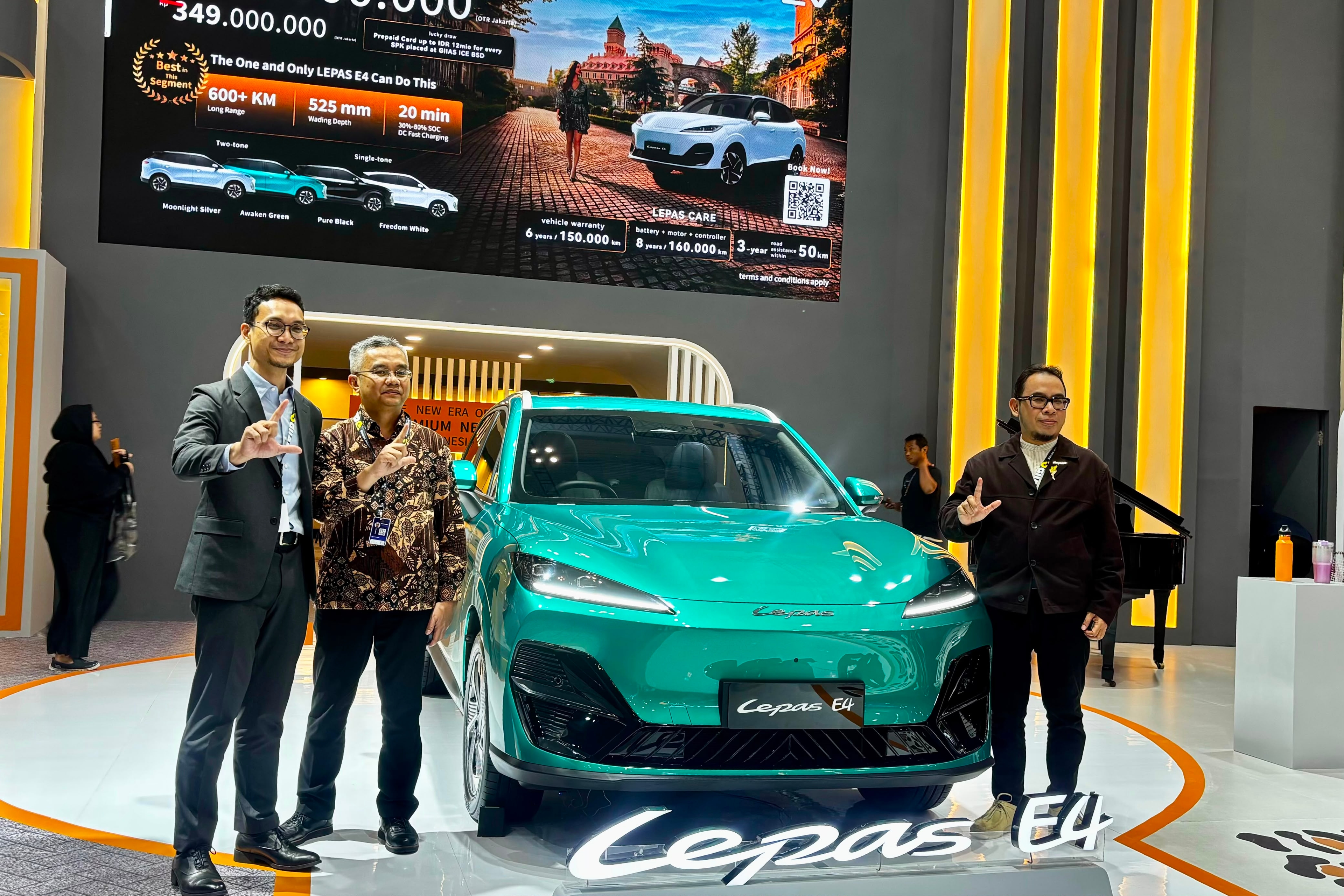 LEPAS E4 EV Diklaim Mampu Tempuh 600 Km, Gunakan Baterai 67 kWh