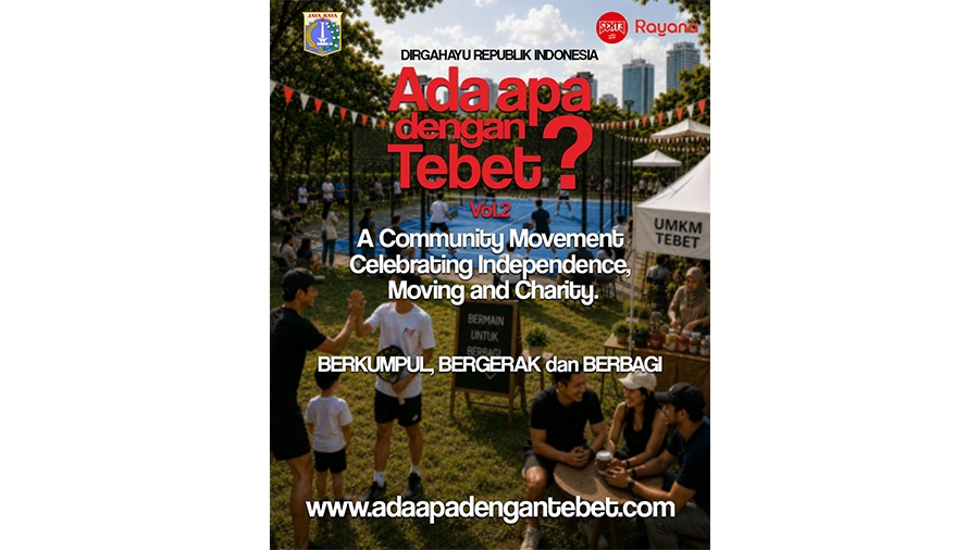 Ada Apa dengan Tebet? Gerakan Masyarakat Rayakan HUT RI Lewat Gowes, Padel, dan Aksi Sosial