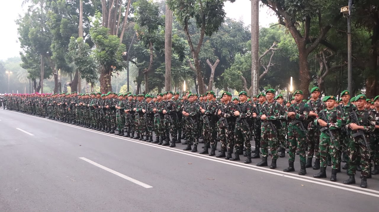 8.095 Personel Gabungan Amankan Pidato Kenegaraan Presiden di DPR