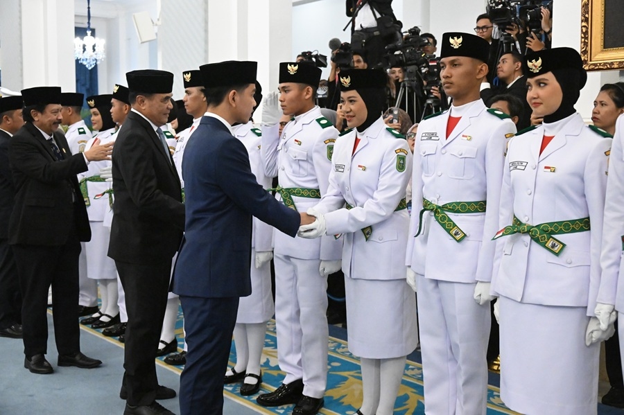 Wapres Gibran Kukuhkan Paskibraka Tingkat Pusat 2026, Siap Laksanakan Tugas Upacara HUT RI