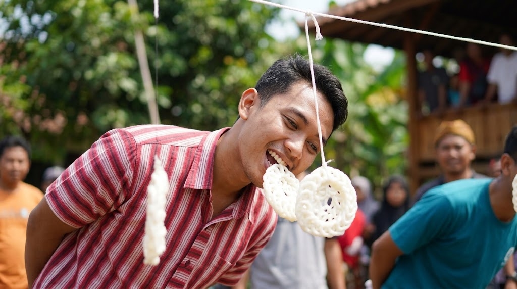 7 Cara Menang Balap Kerupuk, Bukan Sekadar Makan Secepat Mungkin