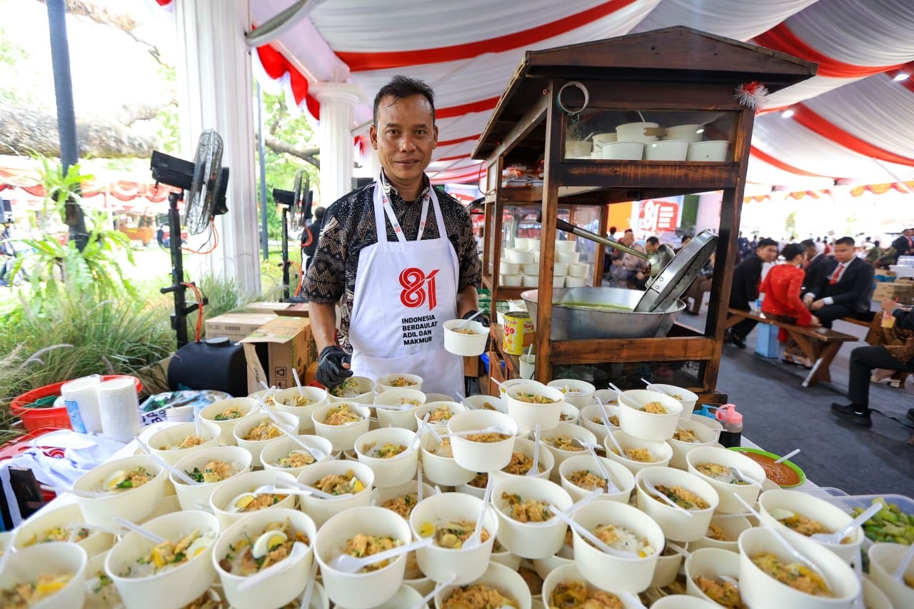 Meriahkan HUT ke-81 RI, Jamuan Rakyat di Istana Libatkan UMKM Kuliner