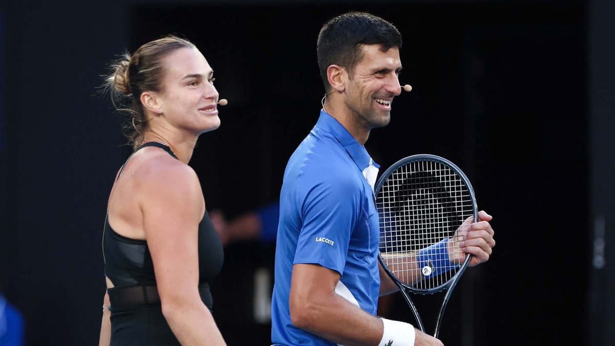 AS Terbuka: Kejutan! Novak Djokovic Gaet Ratu Tenis Aryna Sabalenka di Ganda Campuran