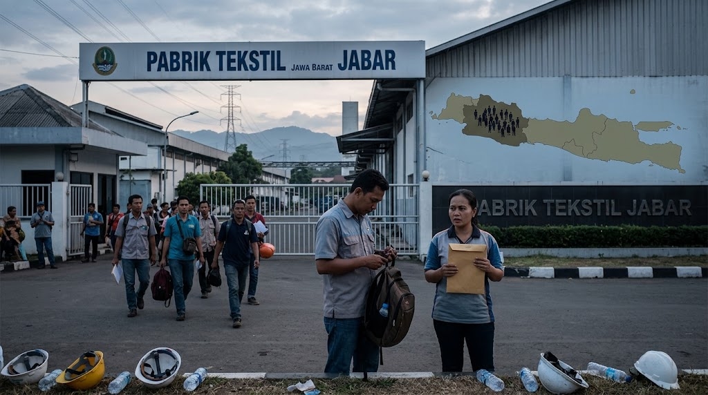 Provinsi dengan PHK Terbanyak Januari-Juli 2026, Jawa Barat Capai 8.830 Orang