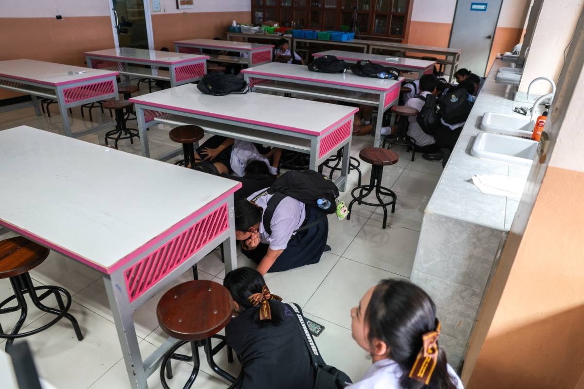 Sekolah di Thailand Gelar Simulasi Penembakan, Siswa Dilatih Hadapi Serangan Bersenjata