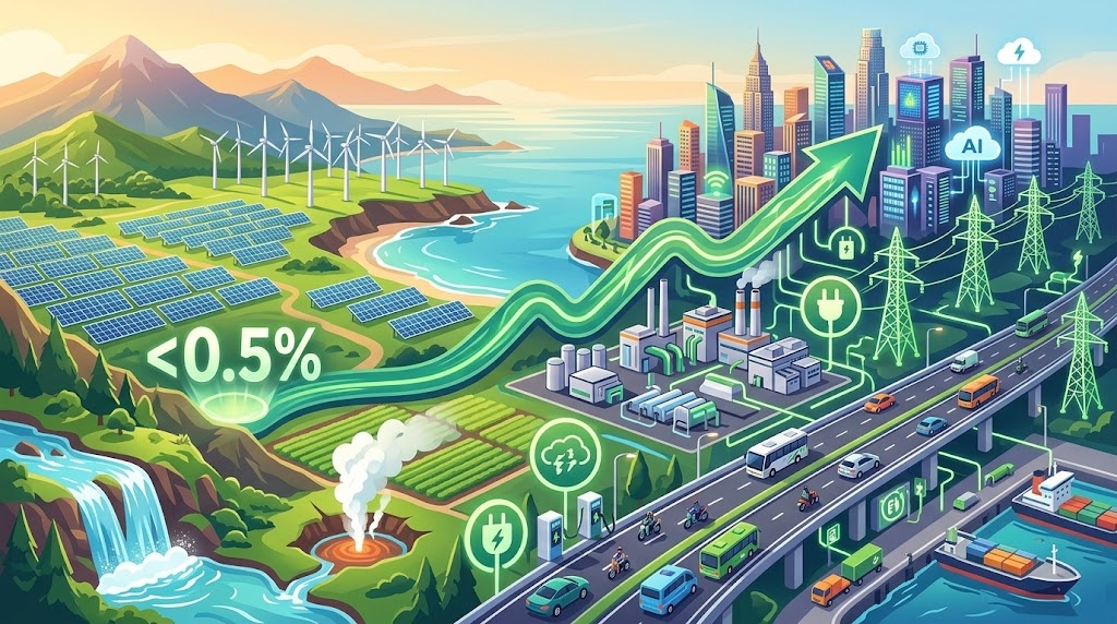 Kebutuhan Listrik Indonesia Diproyeksi Naik 6 Kali Lipat, Energi Terbarukan Baru Dimanfaatkan Kurang Dari 0,5 Persen