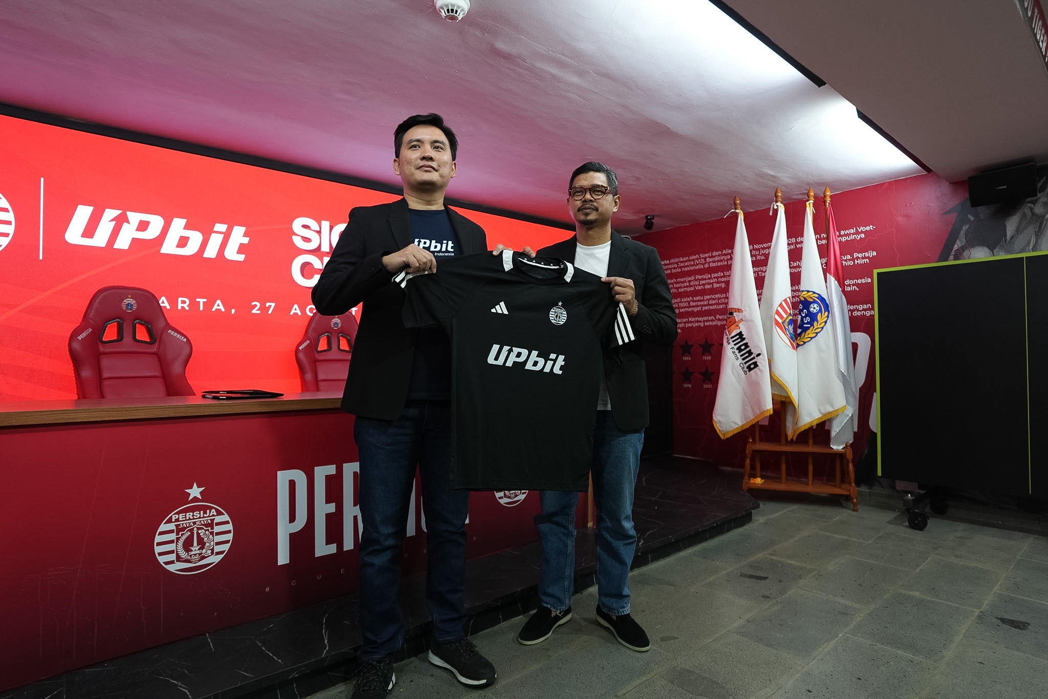 Persija Gandeng Upbit, Macan Kemayoran Sambut Musim Baru dengan Energi Digital