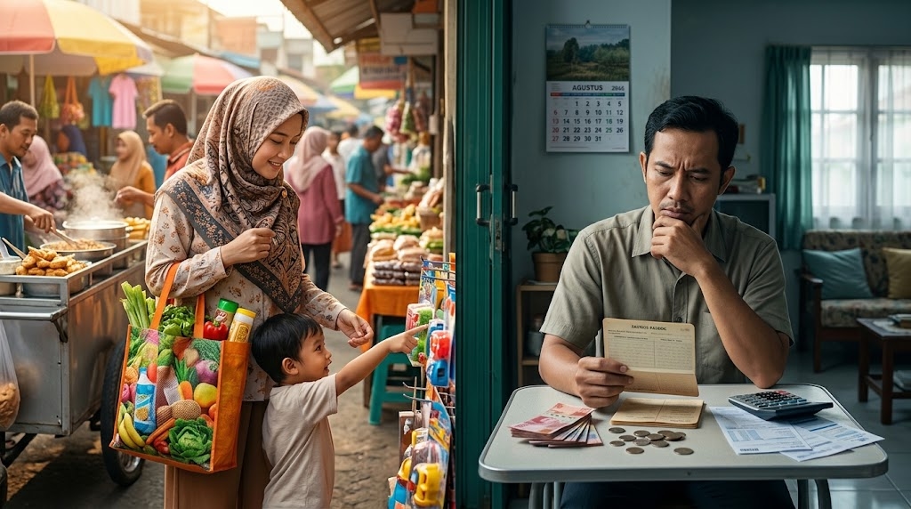Konsumsi Naik, Tabungan Menyusut: Ekonomi Indonesia Sedang Pulih atau Rumah Tangga Mulai Menguras Buffer?