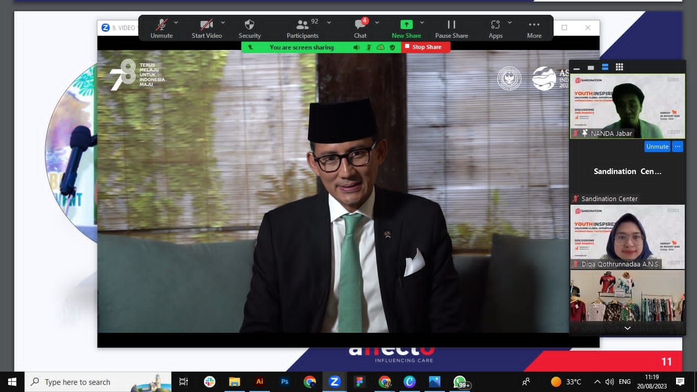 Peringati International Youth Day, Sandination Ajak Generasi Muda Asah Kemampuan Tingkat Global