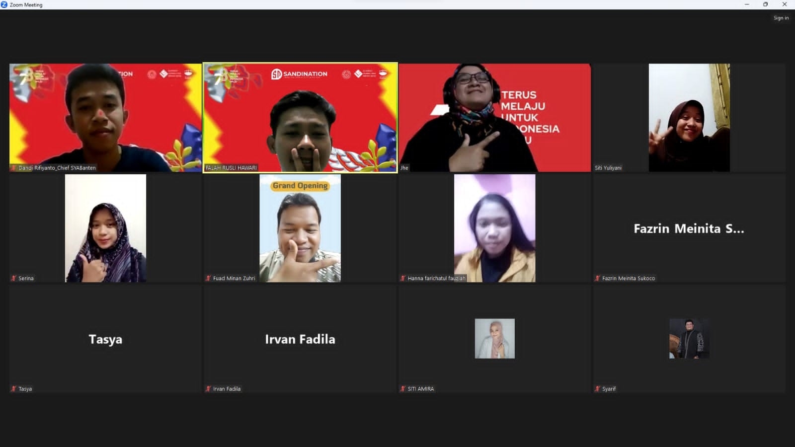 Momentum Kemerdakaan, Sandination Dorong Generasi Muda Merdeka Secara Ekonomi Melalui Kewirausahaan